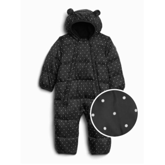 Baby Gap, 0-6 Months, Polka Dot, Snow Suit, NWOT, Girls